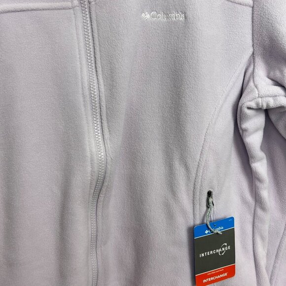Columbia Women's Park View Technical Fleece Jacket, Lavender Purple, XL, NWT - Picture 4 of 5